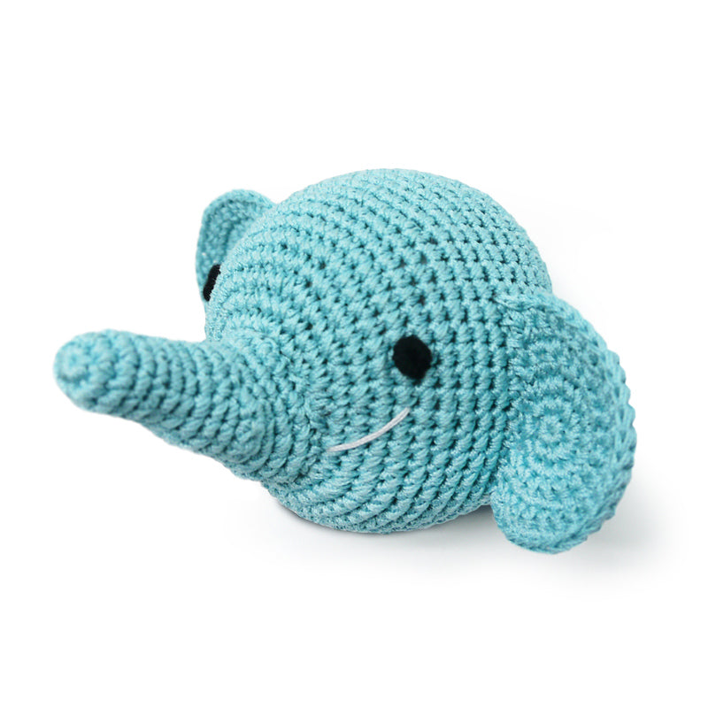 Elephant dog toy with 2024 squeaker