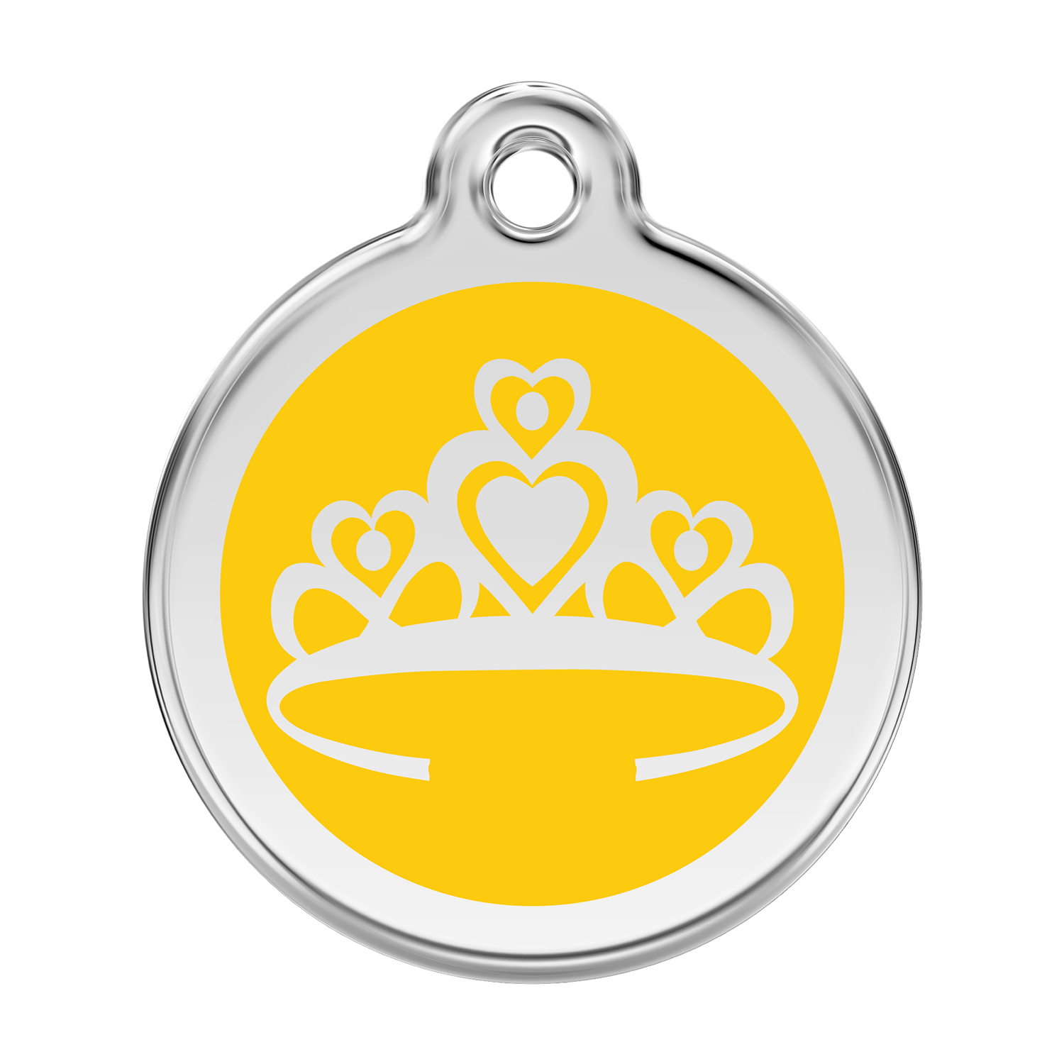 Crown dog tag best sale