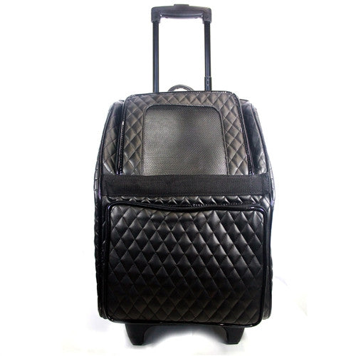 Black Luxe Everything Travel Tote